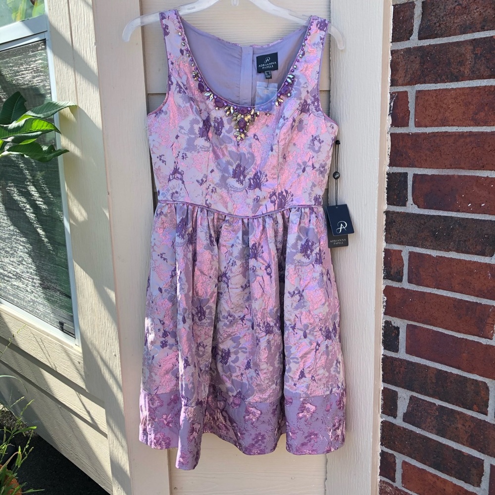 Adrianna Papell Jeweled Dress